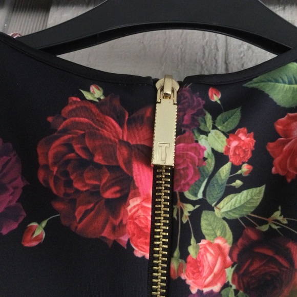 Ted Baker London Xylee Skater Mini Dress Size 0 00 In Floral Print Preppy Women - Picture 8 of 13